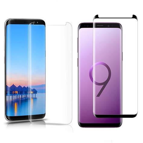 2pcs 3d Tempered Glass Screen Protector For Samsung Galaxy S9 Plus S8 Note 9 8 Case Friendly