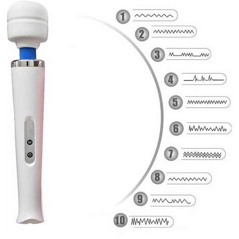 Artrylin 10 Speeds Usb Wired Powerful Handheld Wand Massager With Strong Vibration Personal