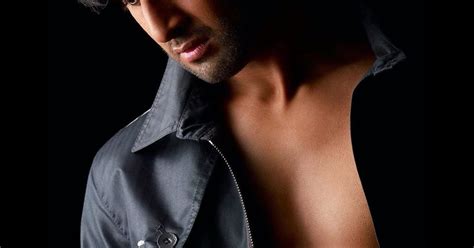 Shirtless Bollywood Men Sexy Ranbir Kapoor Unbuttoned