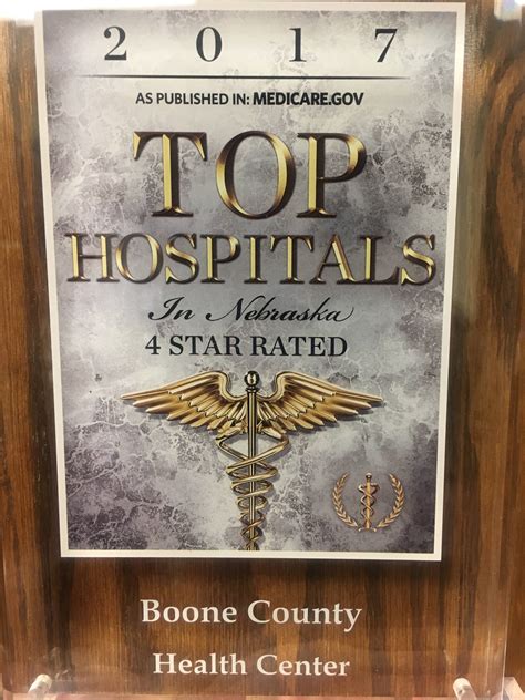 Hospital Awarded High Ranking Boone County Health Center