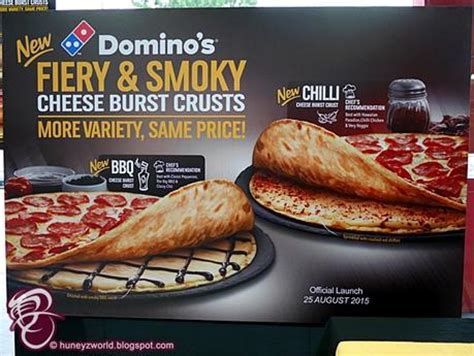 Almost everyone loves to eat pizza. Domino's Pizza New Cheese Burst Crust Pizzas Are Bursting ...