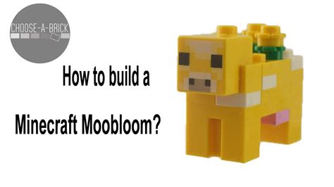 How To Build A Lego Minecraft Moobloom From Minecraft Earth Youtube