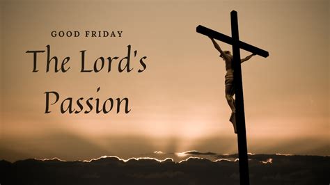 good friday of the lord s passion april 2 2021 youtube