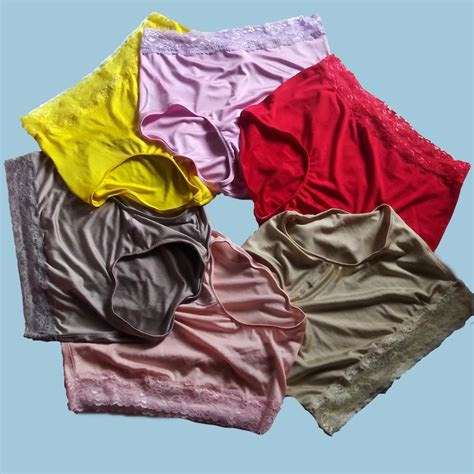 Solid Color Pack Silk Lingerie Set Pure Silk Jersey Panties In
