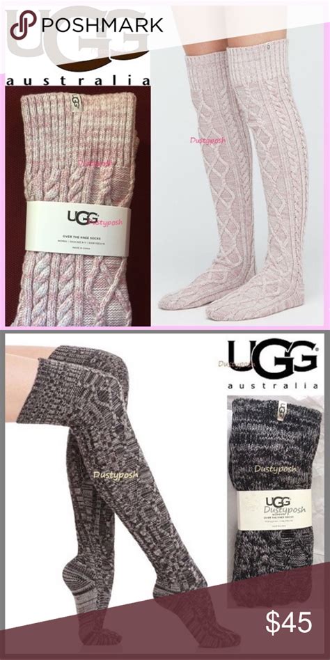 Ugg Cable Knit Over The Knee Boot Socks Thigh High One Pair Of Awesome Ugg Cable Knit Over The