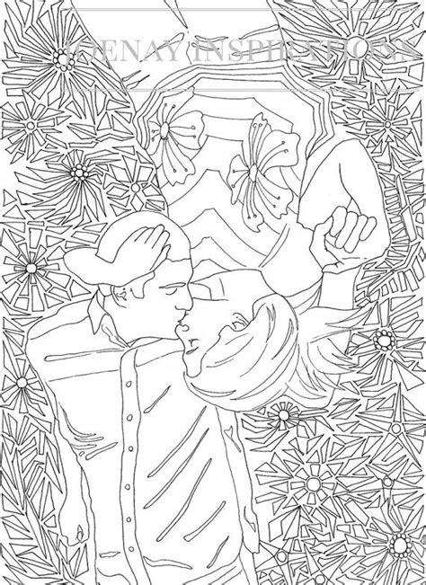 Couples Adult Coloring Pages