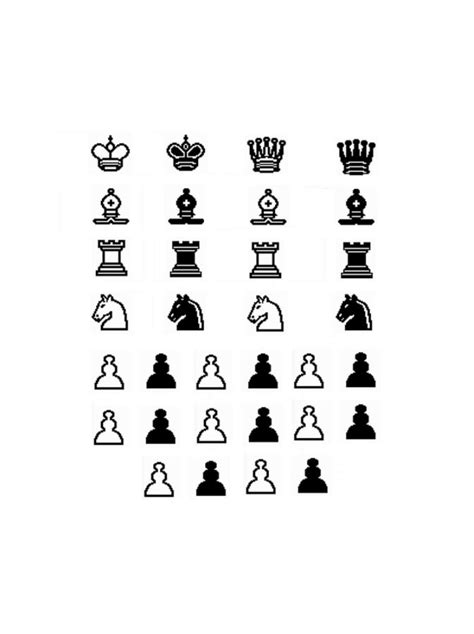 Printable Chess Set Printable World Holiday