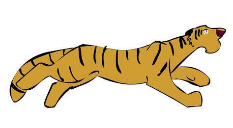 Animated Walking Tiger 