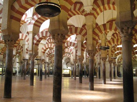 Cordoba Grand Mosque Arches And Columns From Wikipedia  Flickr
