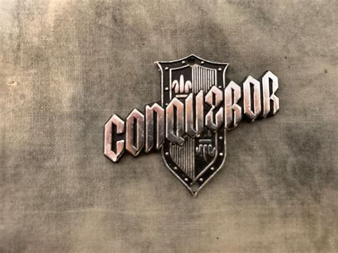 Conqueror Headstock Logo Emblem S Spacetone Music Reverb