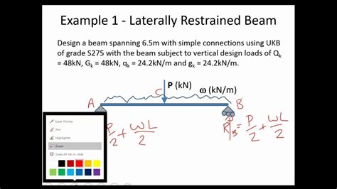 Lecture 4 Beam Design Part 2 Laterally Restrained Steel Beam