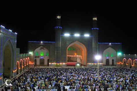 مراسم احیای شب 21 ماه رمضان در مسجد جامع بزرگ شهر هرات برگزار شد