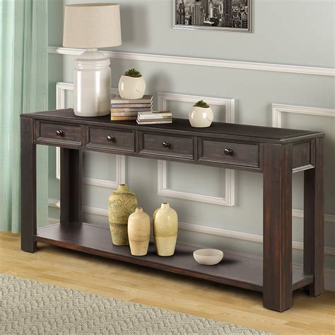 Uhomepro Upgrade Console Table Buffet Cabinet Sideboard Sofa Table With
