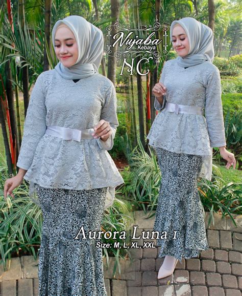 Lihat ide lainnya tentang gaun, model pakaian, pakaian wanita. Kebaya Duyung Modern : Kebaya Bahan Tile Impor Model ...