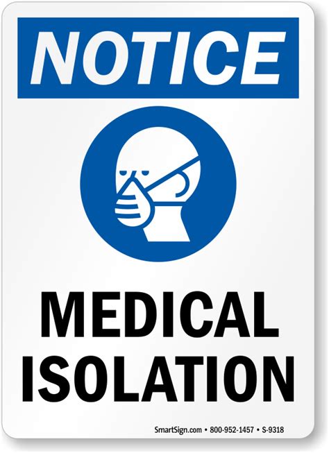Hospital Isolation Signs And Symbols