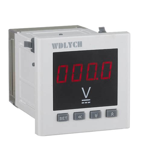Wd 2ud Plug In Digital Panel Voltmeter 120mm Single Phase High Voltage