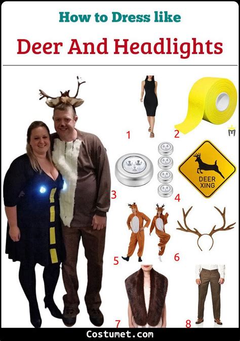 Deer And Headlights Costume For Cosplay And Halloween