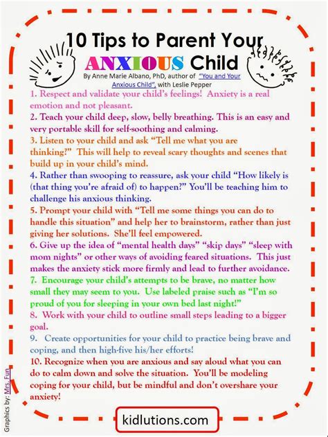 Spin Doctor Parenting 10 Tips To Parent Your Anxious Child