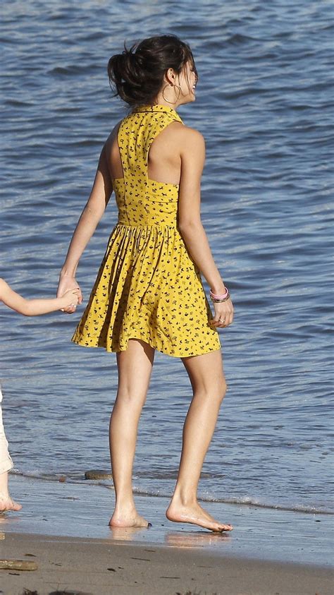 Selena Gomez Hits The Beach Flash