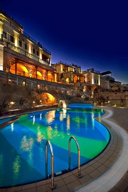 Beautiful Pool At The Cappadocia Cave Resort And Spa In Turkey