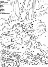 Coloring Pages Number Color Disney Kids Printable Bambi Printables Numbers Colour Sheets Worksheets Colouring Adult Adults Worksheet Paint Detail Multiplication sketch template