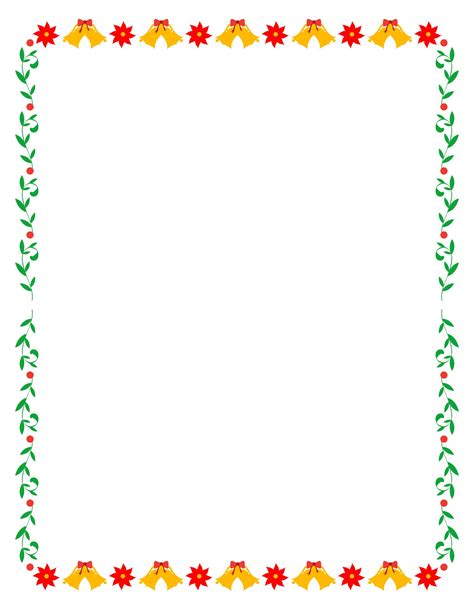 15 Best Free Printable Christmas Borders Holly Pdf For Free At Printablee