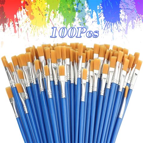 Paintbrushes Arts And Crafts ç”ç¬” 12pcs Art Paint Brushes Set Nylon