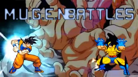 Mugen Battles Tournament 1 517 Enraged Wolverine Marvel Vs Goku