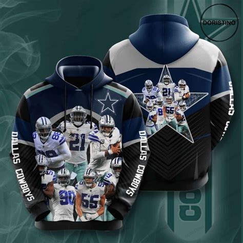 Dallas Cowboys Team All Over Print Hoodie