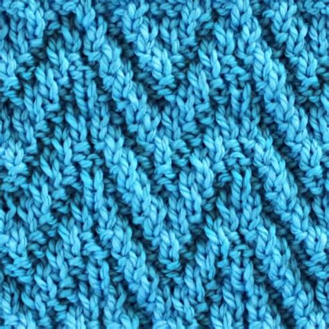 Chevron Zigzag Knitting Patterns Studio Knit