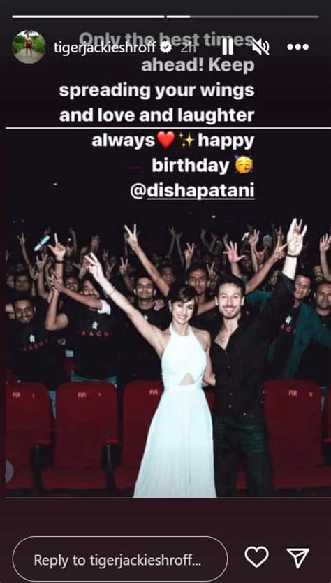 Tiger Shroff Wishes Ex Girlfriend Disha Patani On Birthday Says Keep