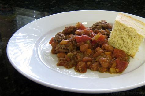 Well, my recipe for instant pot chili has both beans and tomatoes. Pinto Beans and Ground Beef With Rice Recipe