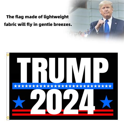 President Donald Trump Flag 2024 Keep Make America Great MAGA 3x5FT 90 