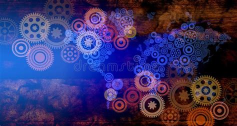 Cogs Gears Industrial Business Background Background Integration