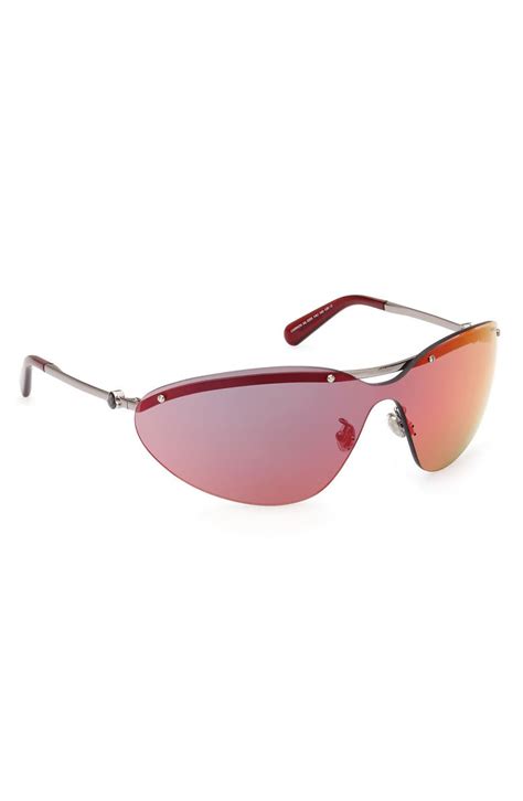 moncler mirrored shield sunglasses nordstrom