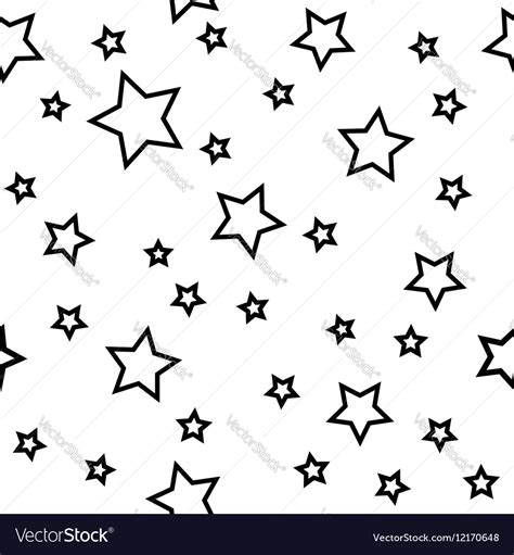 Stars Seamless Pattern Royalty Free Vector Image