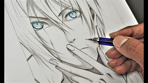How To Draw A Male Anime Character Yato Noragami Youtube