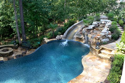 Pool With Slide Waterfall Grotto Cave Vance Dover Flickr