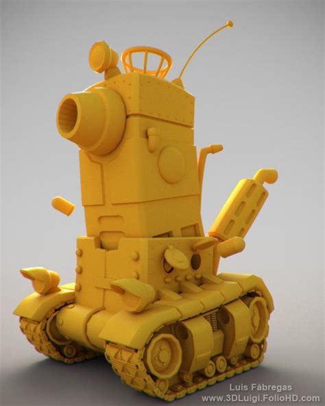 Metal Slug Tank Luis Fabregas Art Toys Design Art Toy Robot Design