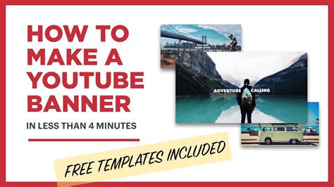 How To Make A Youtube Banner Free Template Included Youtube