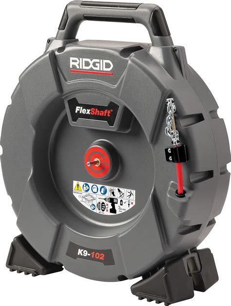 ridgid 64263 model k9 102 flexshaft drain cleaning machine kit for 1 1 4 2 pipes