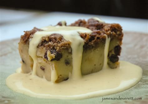 Bread Pudding With Spiced Rum Creme James And Everett