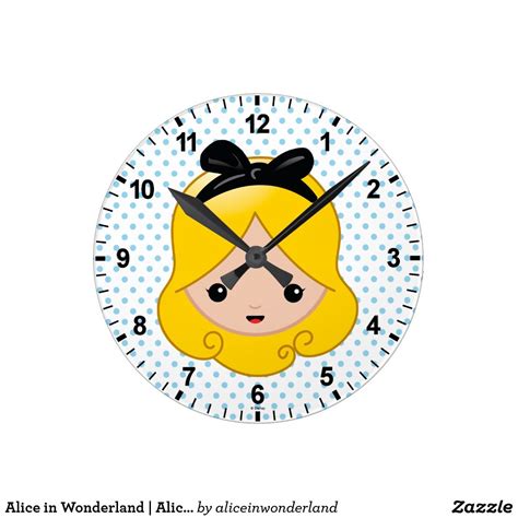 The timer clock emoji was added to the travel & places category in 2010 as part of unicode 6.0 standard. Alice in Wonderland | Alice Emoji Round Clock | Zazzle.com ...