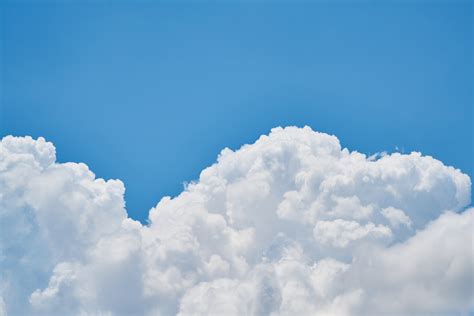 White Cloudy Blue Sky · Free Stock Photo