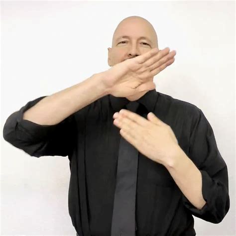 This sign is used to say (sign synonyms). "all" American Sign Language (ASL)