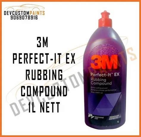 White 3m Perfect It Ex Rubbing Compound Packaging Size 1l At Rs 1450