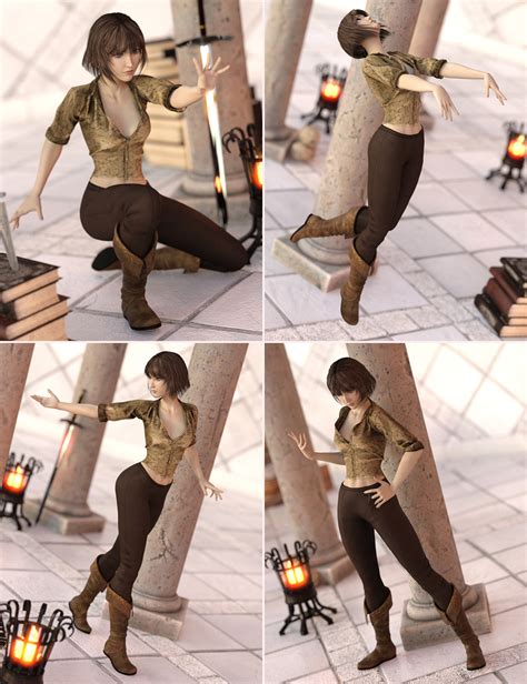 Magical Girl Poses For Aiko 7 Daz 3d