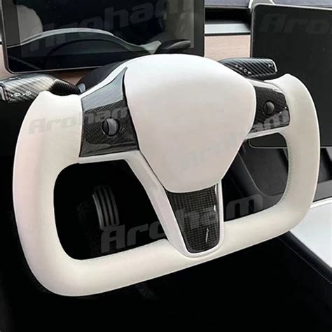 Yoke Steering Wheel For Tesla Model Model Y No Heating Mattagloss