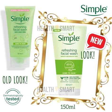 Simple Kind To Skin Refreshing Facial Wash Gel 150ml Simple Face Wash