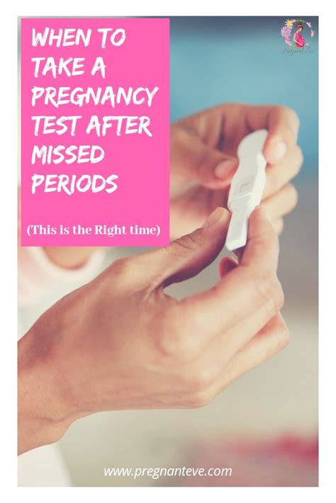 When To Take Pregnancy Test After Missed Periods Artofit